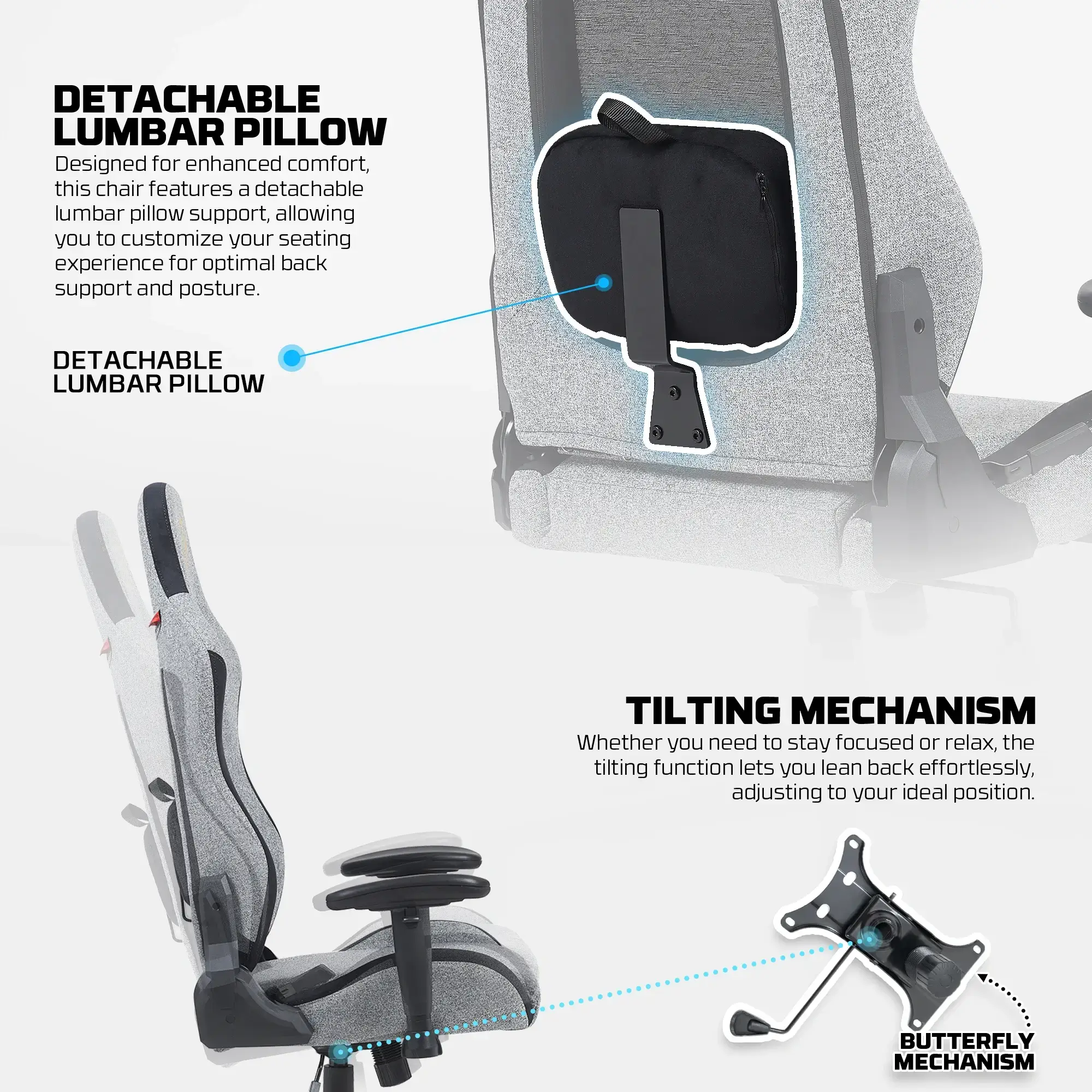 FANTECH GC195 GAMING CHAIR FANTECH GC195 GAMING CHAIR
